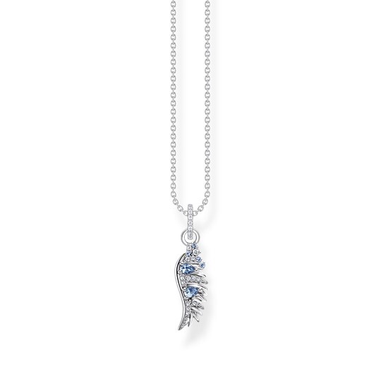 Pendentif aile de phénix, argent, spinelle synthétique, zircons - KE2168-644-1-L45V - Thomas Sabo