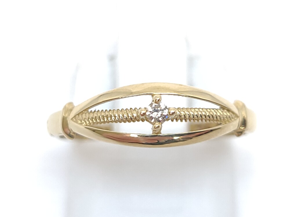 Bague or jaune 2 pts dia tot Bague or jaune 2 pts dia tot