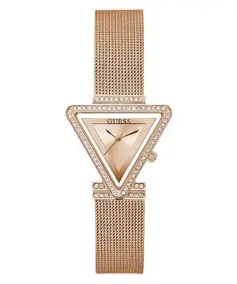 Guess rose gold watch with crystals best sale