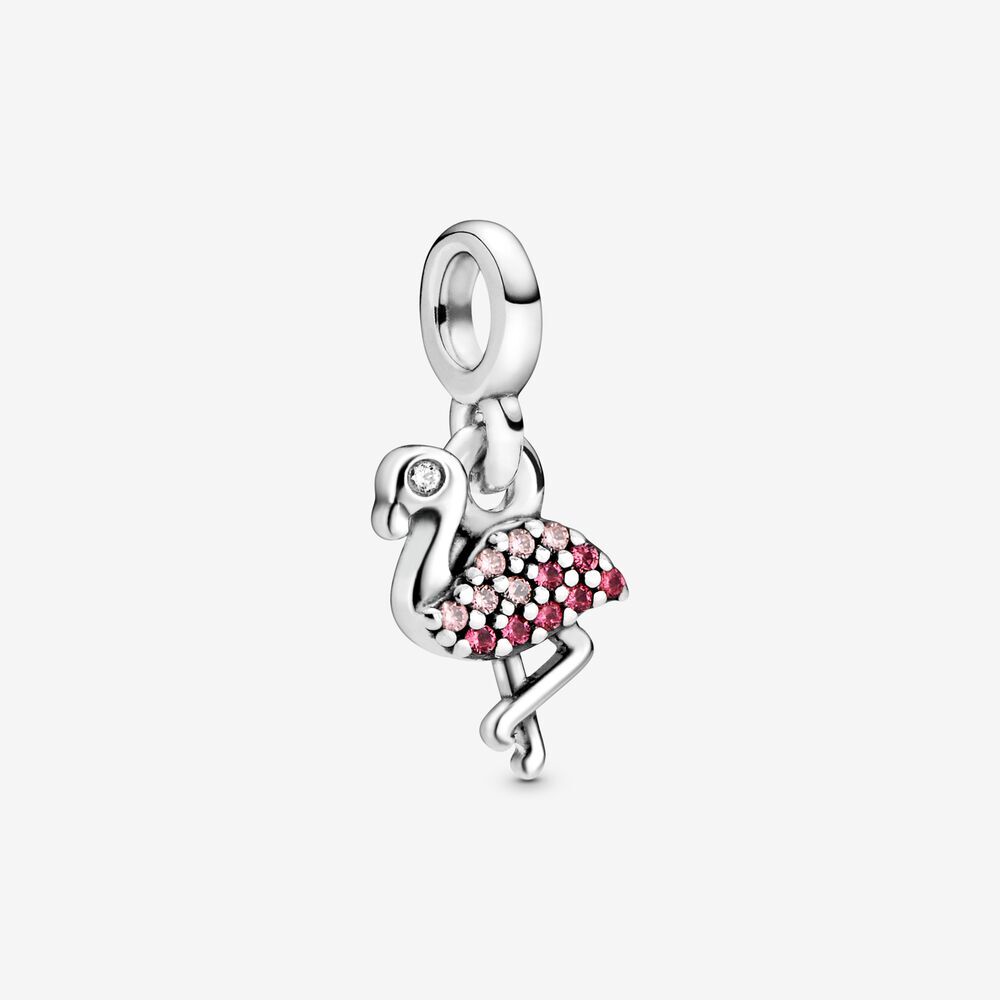 Bille mon flamant rose, cristal multicol - 798982C01 - Pandora