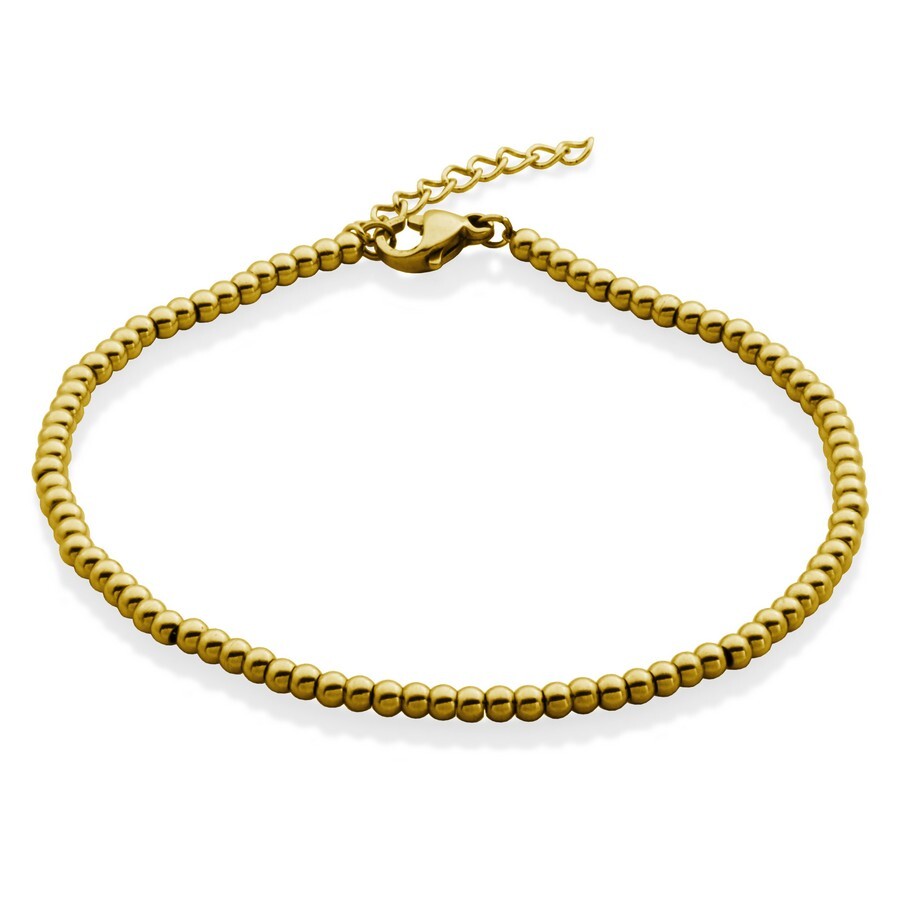 Bracelet femme en acier doré 6.75+1 po Bracelet femme en acier doré 6.75+1 po