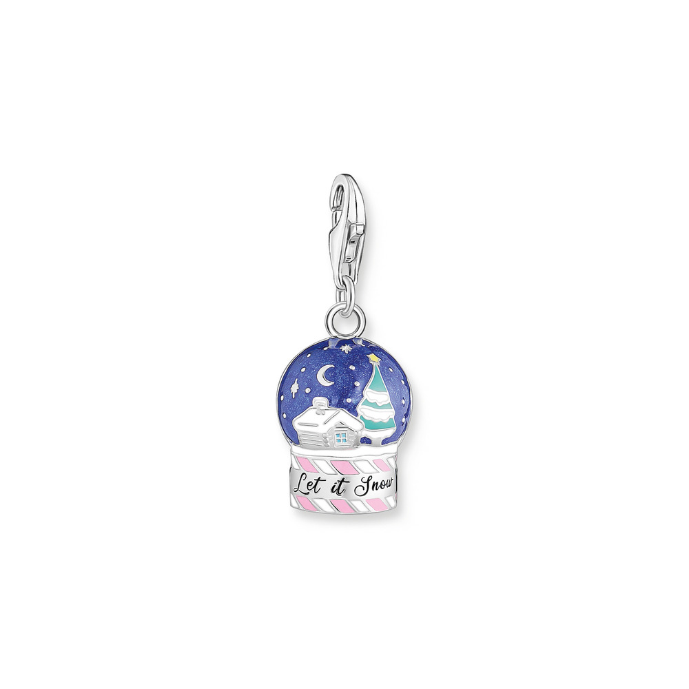 Charm boule à neige, argent, émaux multicolores - 2063-664-7 - Thomas Sabo