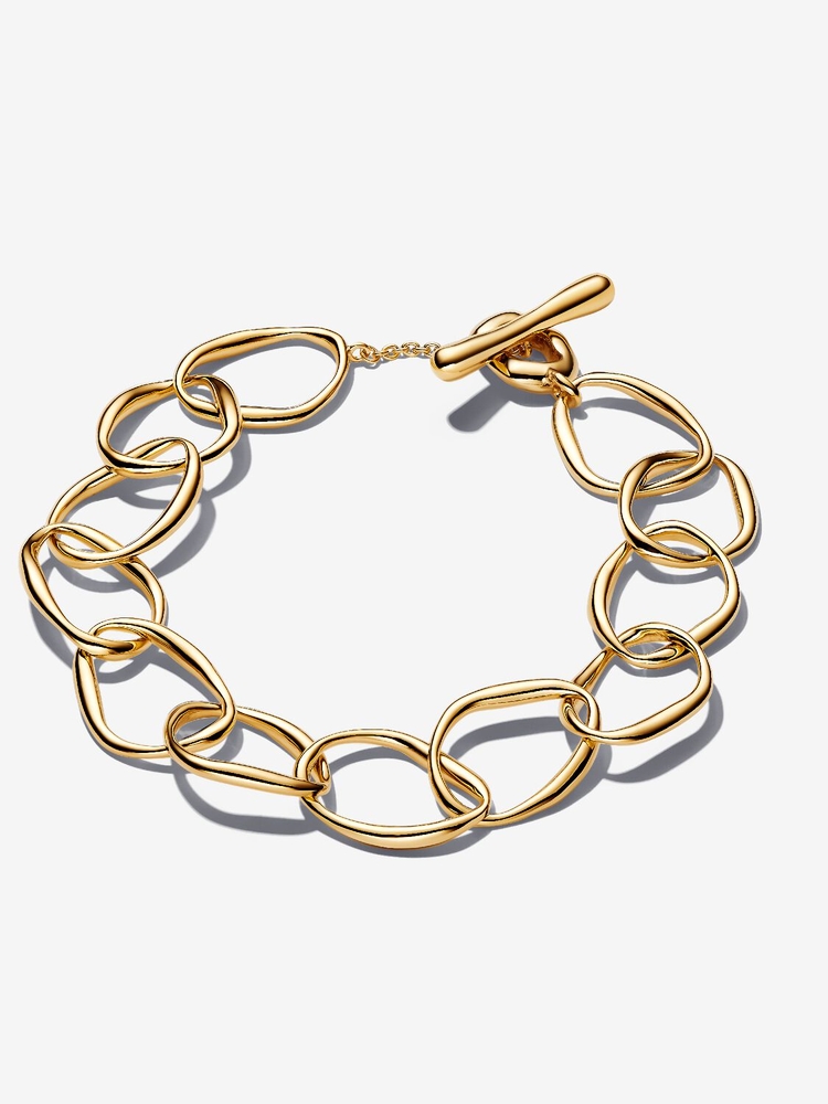 Bracelet métal unique plaqué d'or 14 carats - 563864C00-2 - Pandora