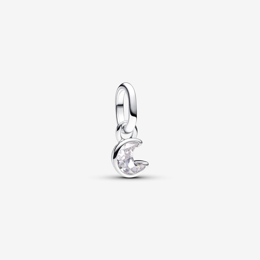 Bille lune scintillante, argent, zircons, Pandora Me - 793364C01 - Pandora