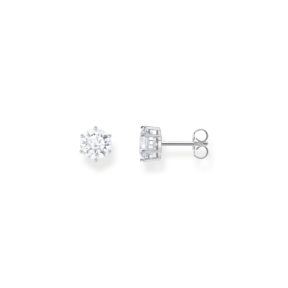 Boucles d'oreilles fixes argent, zircons incolores - H2300-051-14 - Thomas Sabo