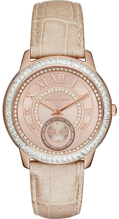 Michael kors pink rose gold watch hotsell