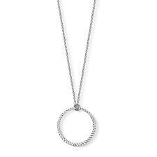 Pendentif rond argent, 70 cm - X025163721L70 - Thomas Sabo