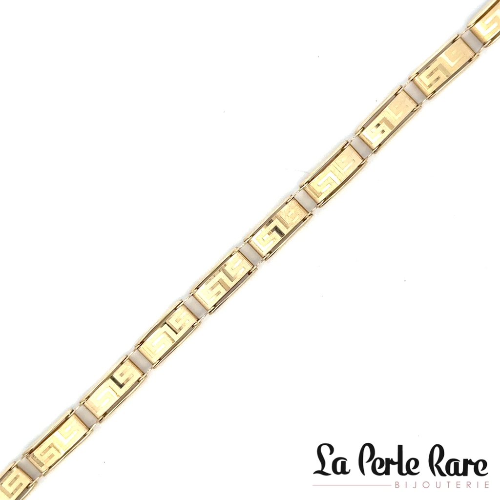 Bracelet de style Versace, or jaune 10 carats - LPR-2939-7.5 - Exclusivités