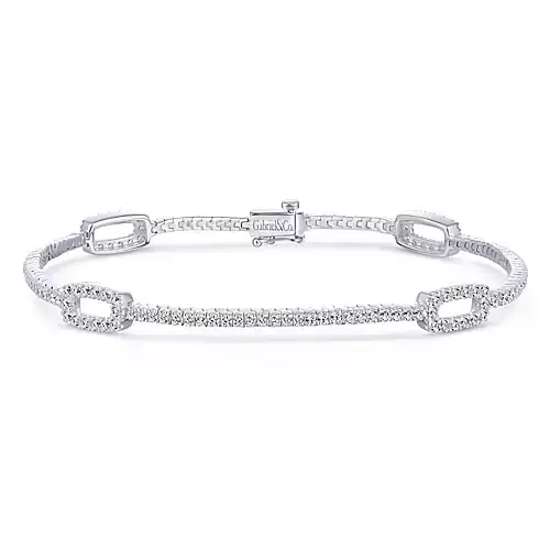 Bracelet or blanc 146 pts dia si3-i1 - TB3898W45JJ - Gabriel