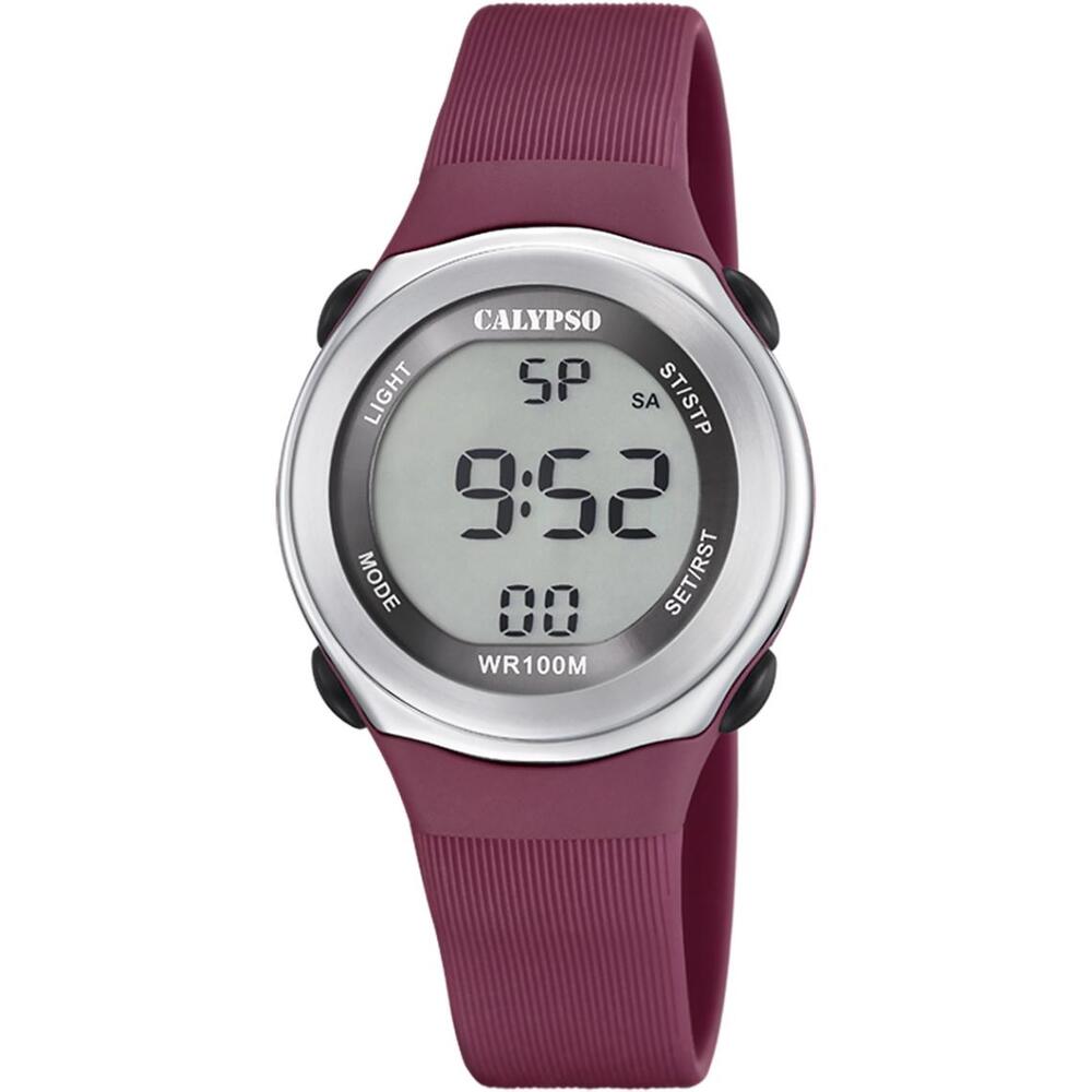 Montre silicone bourgogne