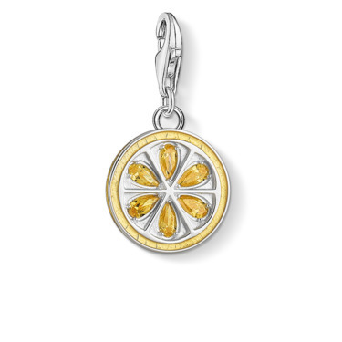 Charm citron, argent et zircons jaunes - 1835-041-4 - Thomas Sabo