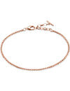 Bracelet femme en argent rosé 19,5 cm Bracelet femme en argent rosé 19,5 cm