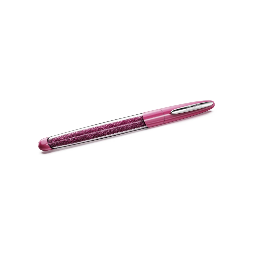 Stylo crystalline, métal rose, cristaux roses - 5717141 - Swarovski