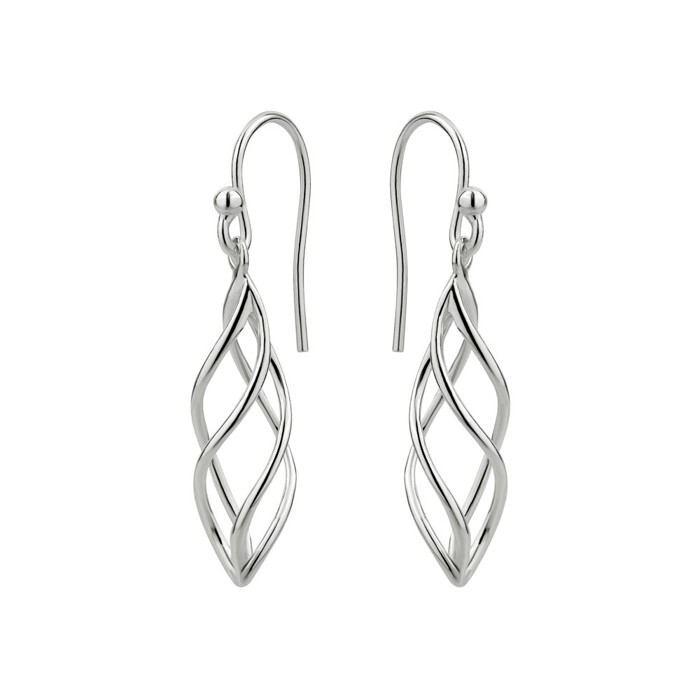 Boucles d'oreilles pendantes argent - E4158 - Création Gl