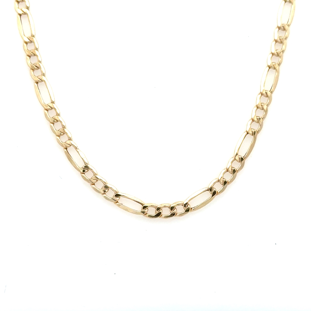 Chaîne figaro, or jaune 10 carats