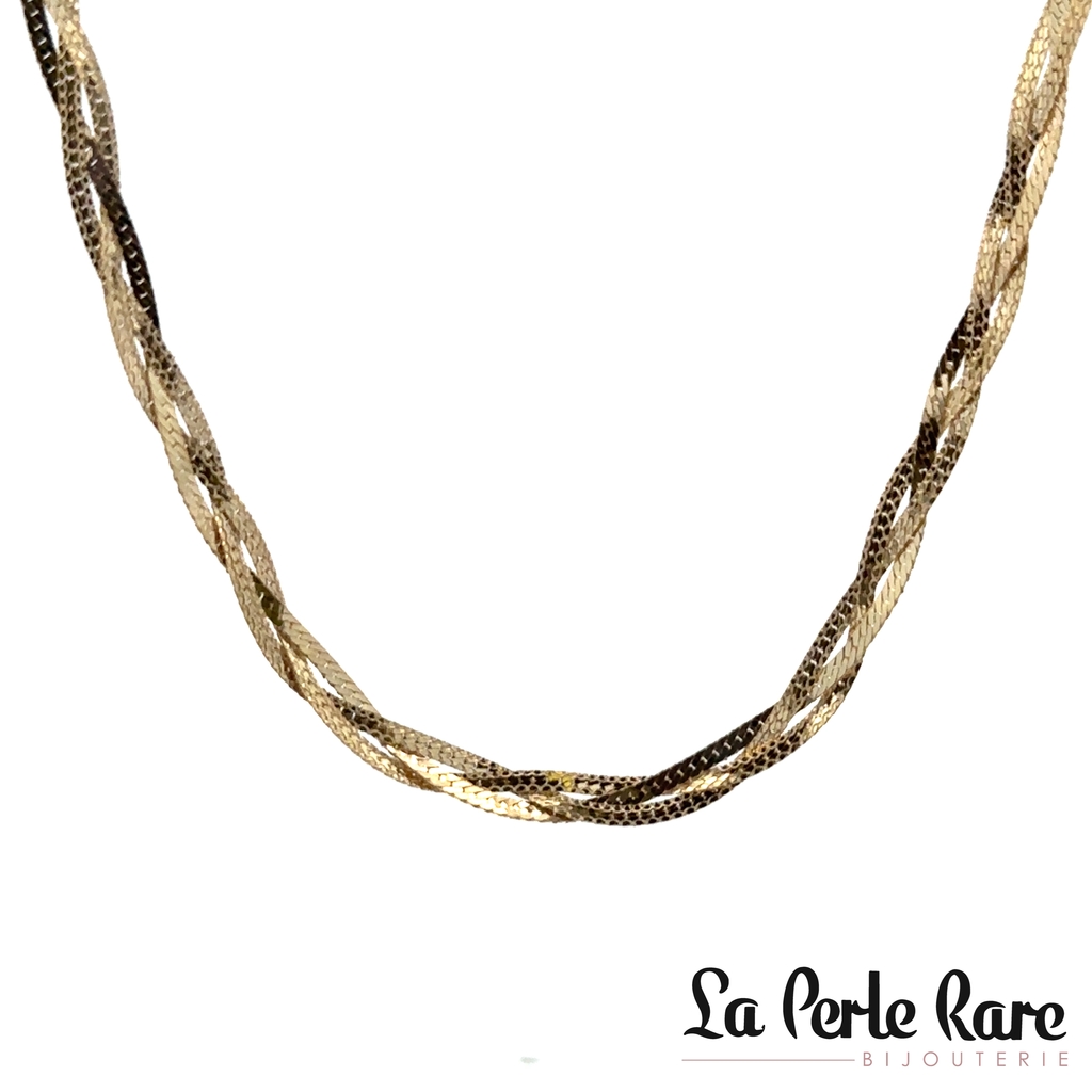 Chaînes tressées, or jaune 10 carats - LPR-2935-16 - Exclusivités