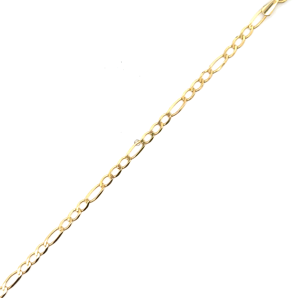 Bracelet figaro, or jaune - 4054C - Exclusivités