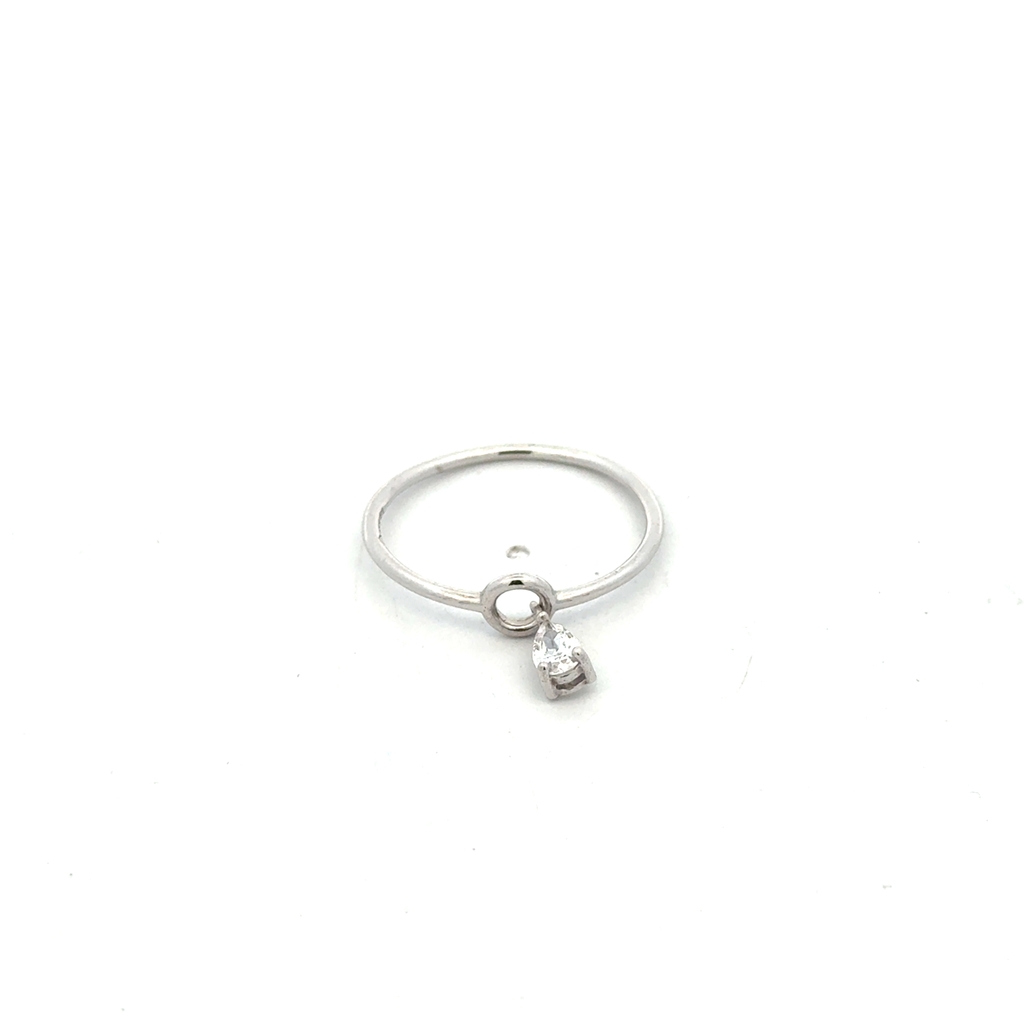 Bague Thalie en argent sterling avec zircons
