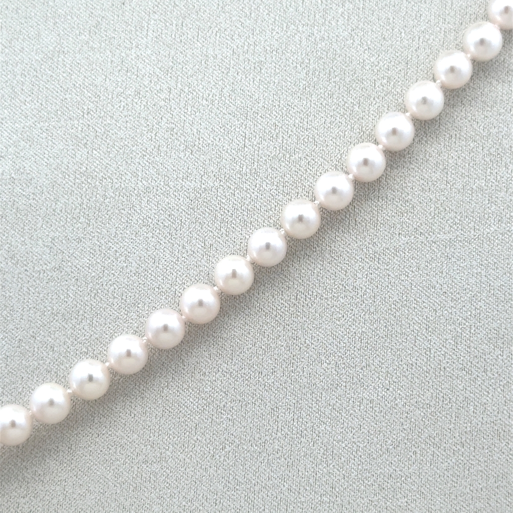 Bracelet or jaune 14 carats, perles de culture