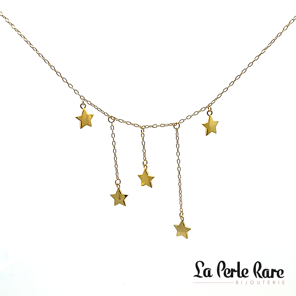 Collier argent doré - STELLA - Marine Minelle