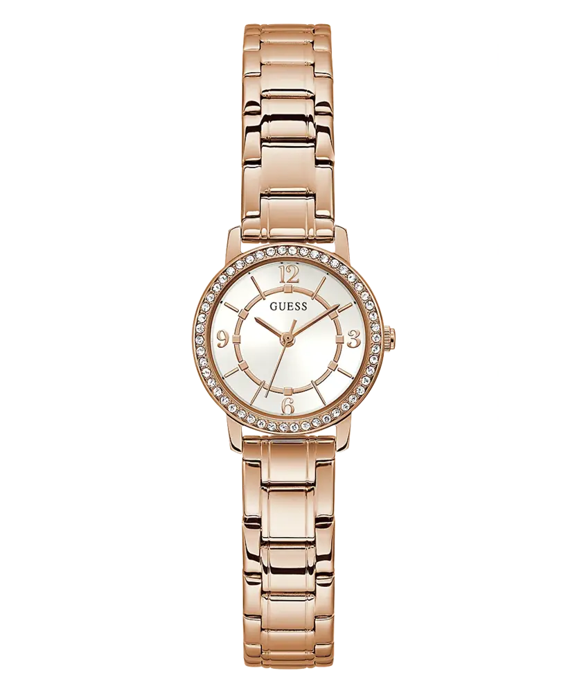 Guess rose gold watch womens best sale