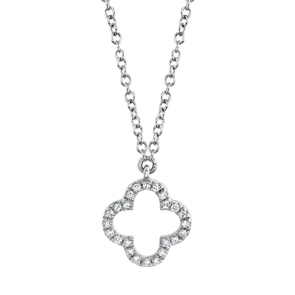 Collier or blanc, 8 pts dia tot - SC55019617 - Shy