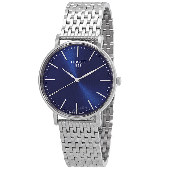 Montre Everytime, acier inoxydable, fond bleu - T143.410.11.041.00 - Tissot