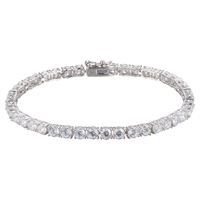 Bracelet argent,zircons