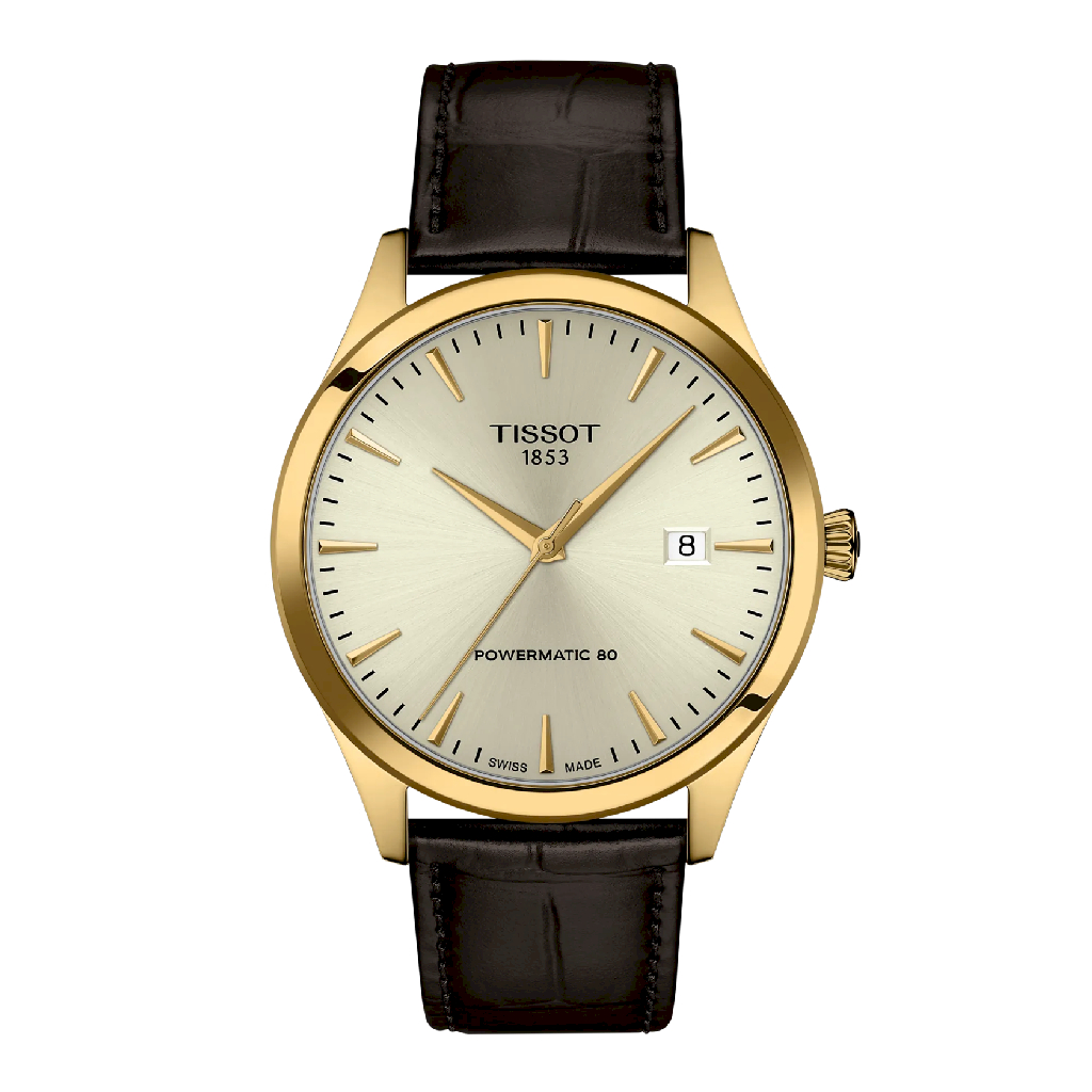 Tissot Classic Dream automatic men's gold tone watch