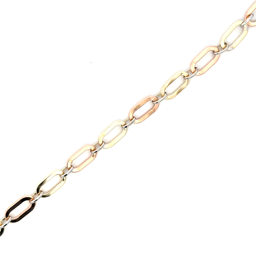 Bracelet or 3 tons (jaune, blanc et rose) 10 carats - BHC01-1661-3T - Exclusivités