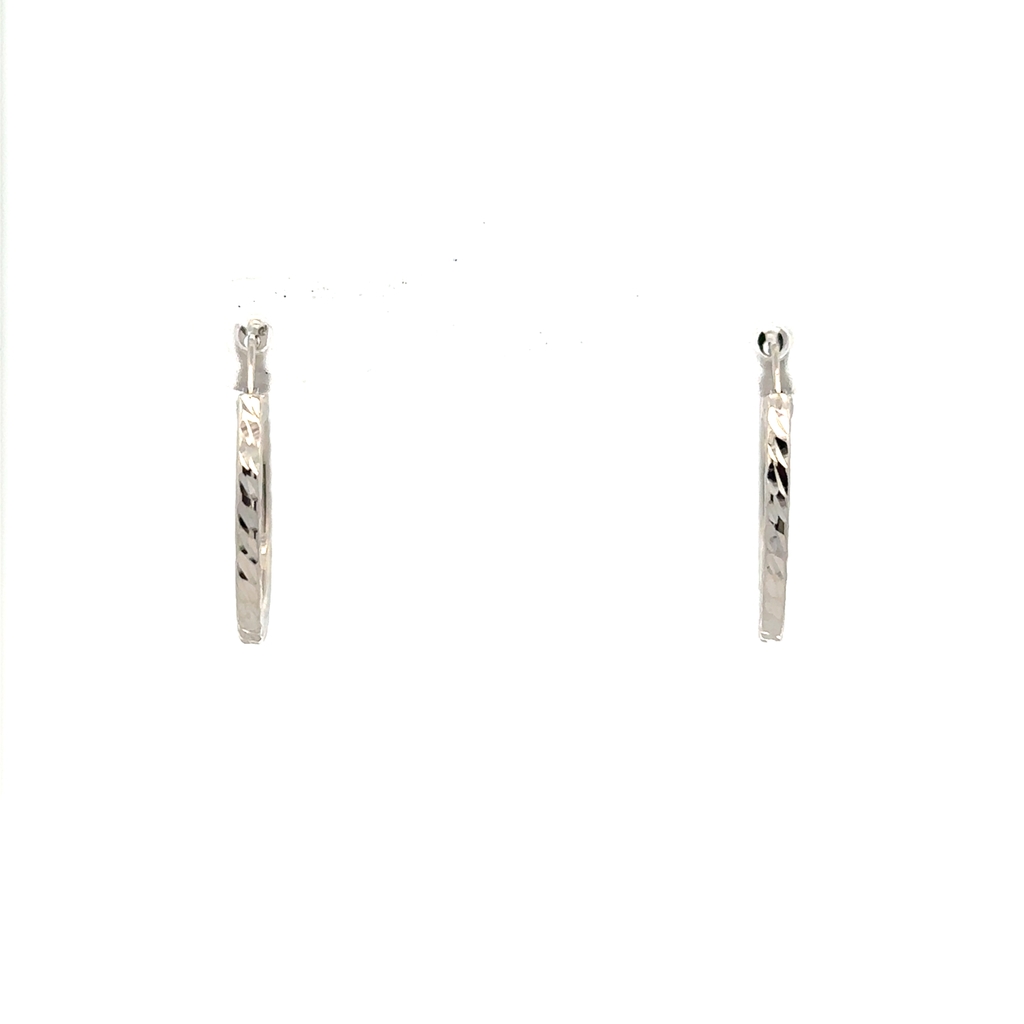 Anneaux texturés, or blanc 10 carats - LPR-2953 - Exclusivités
