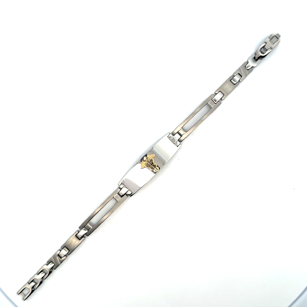 Bracelet médical acier - BD455 - Watchbelt