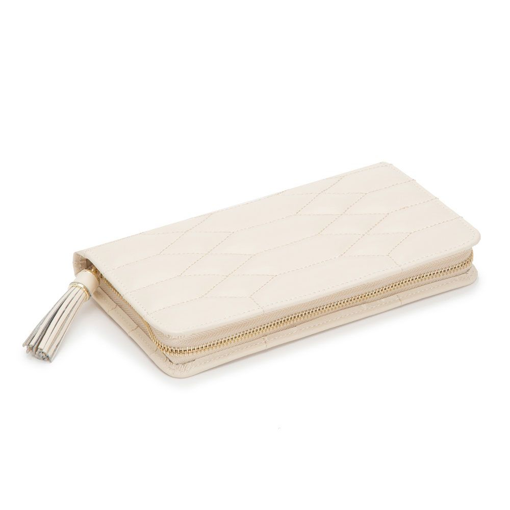 Coffre à bijoux de voyage, cuir beige - 324853 - WOLF