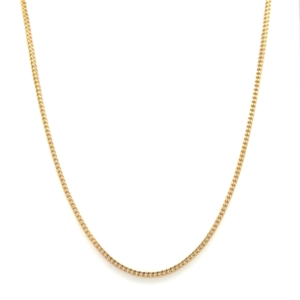 Chaîne franco, or jaune 10 carats