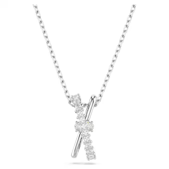 Pendentif métal rhodié, cristaux - 5689723 - Swarovski