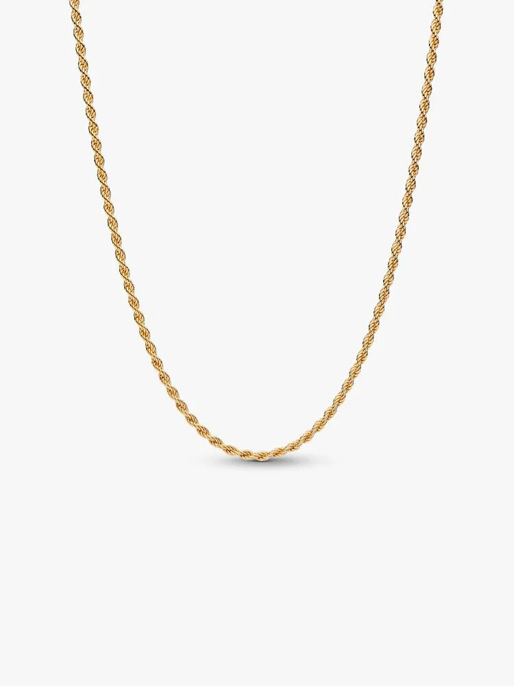Chaîne métal unique plaqué d'or 14 carats