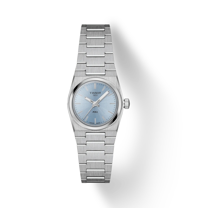 Montre tissot pour femme collection PRX en 25mm, cadran bleu clair - T137.010.11.351.00 - Tissot