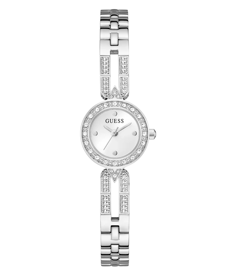 Montre GUESS acier inoxydable, zircons incolores