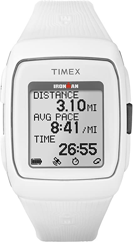 Montre ironman gps silicone blanc - TW5M11900L3 - Timex