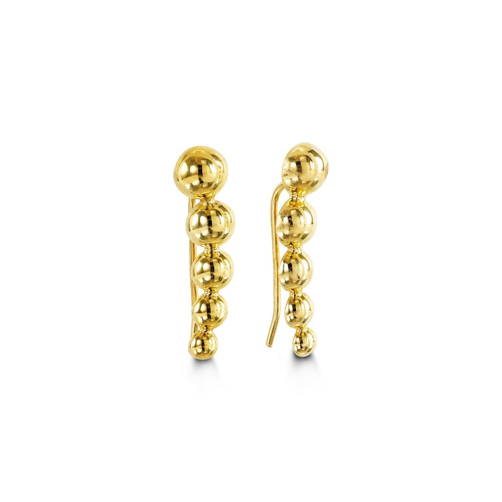 Boucles d'oreilles grimpantes, or jaune 10 carats - 7081 - Exclusivités