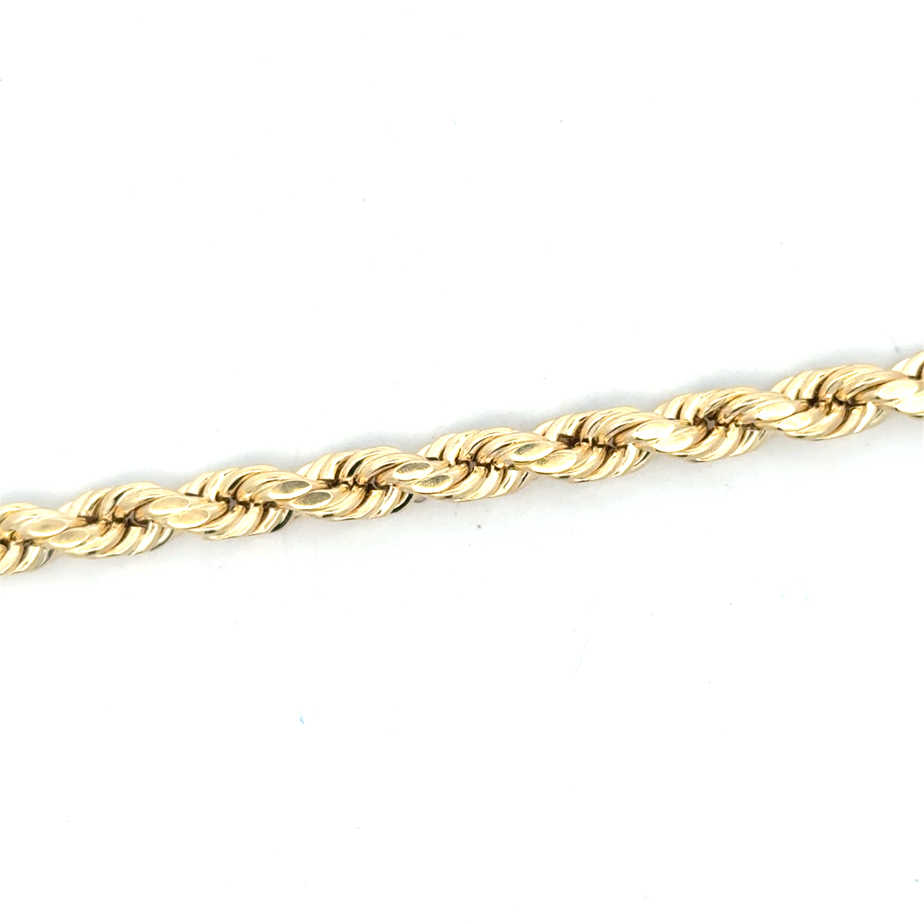 Bracelet torsade, or jaune 10 carats