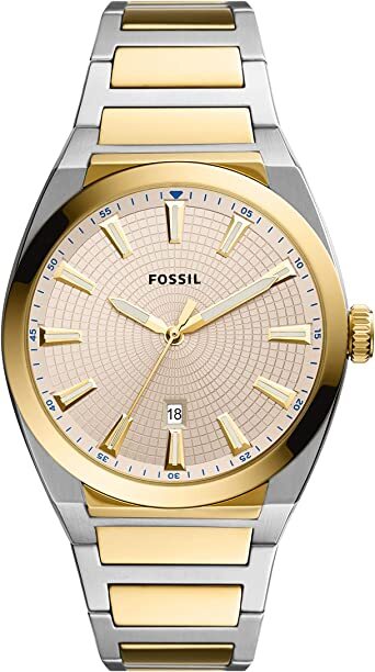 Montre acier 2 tons (blanc/jaune) - FS5823 - Fossil