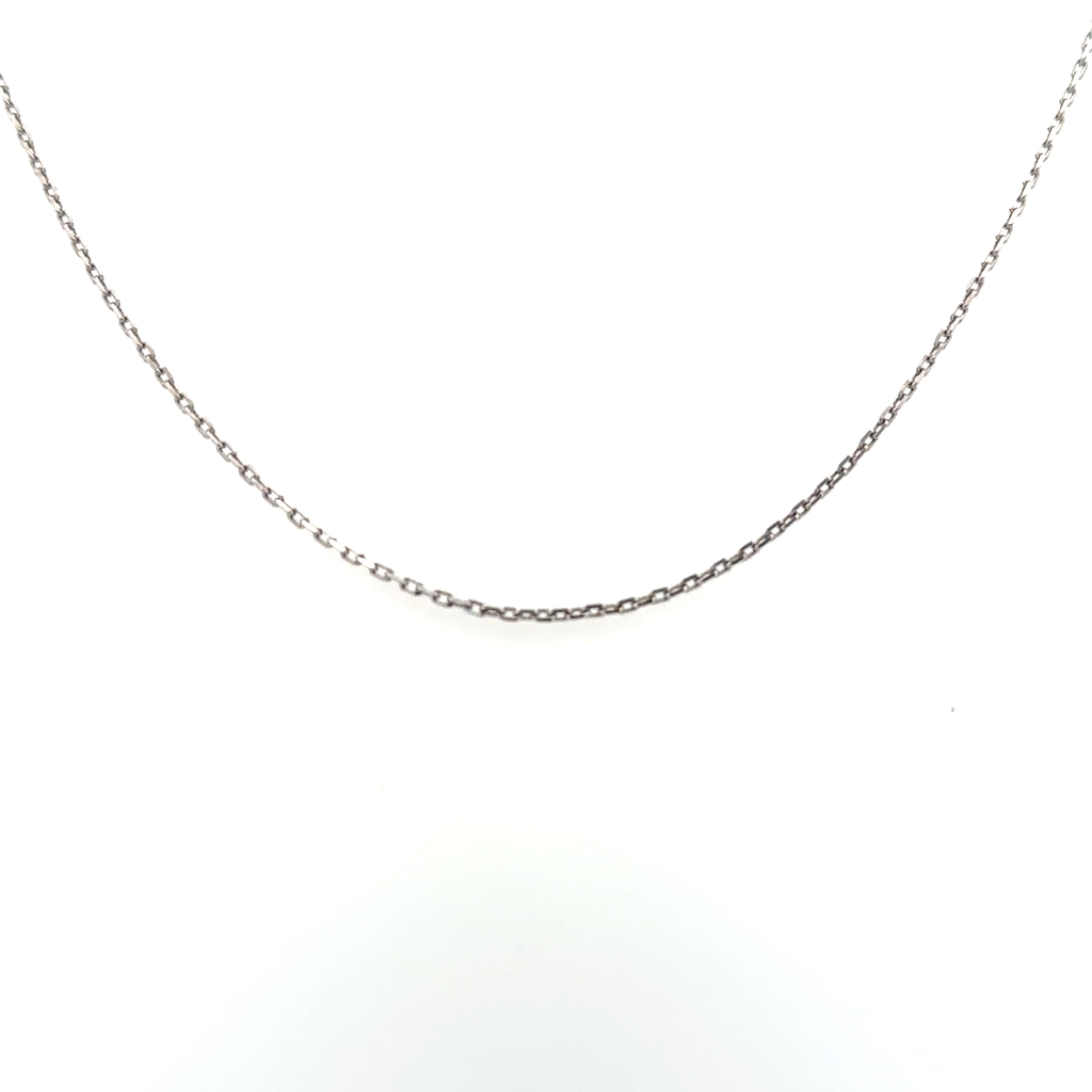 Chaîne forçat, or blanc 10 carats - FS1.42-B-16 - Exclusivités