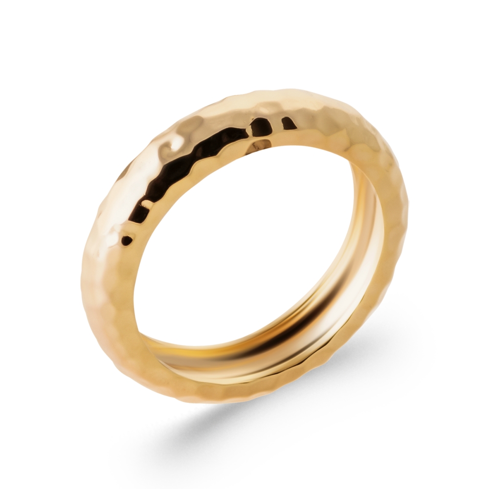 Bague argent doré - JULIENNE-OR-56 - Mamari