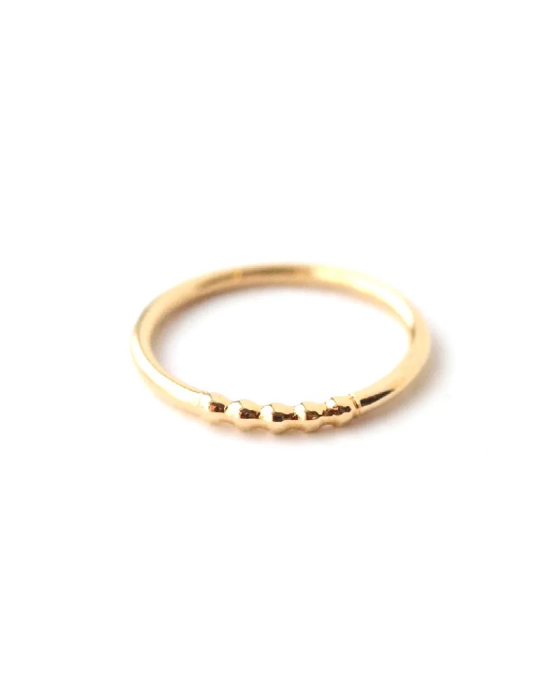 Bague argent doré - SIERRA-G-6 - Welldunn