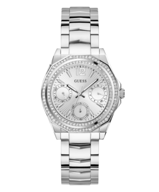 Stainless steel watch, crystals - GW0685L1 - Guess