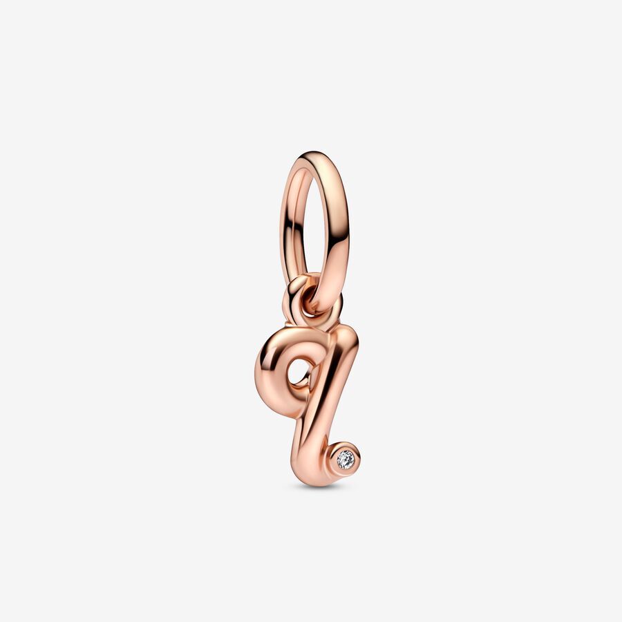 Bille lettre q, zircon, Pandora Rose - 782476C01 - Pandora