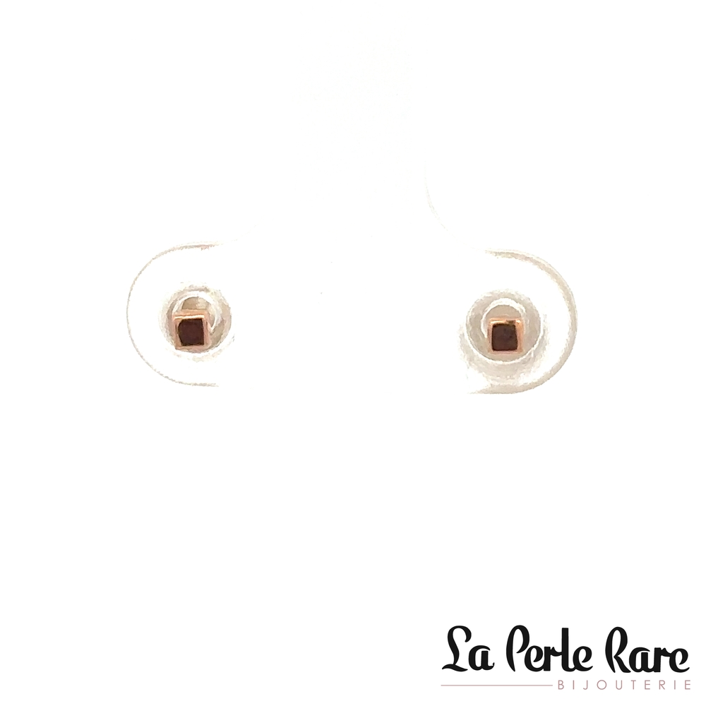 Bo fixes carrées 2 mm, or rose - 4423-2R - Exclusivités