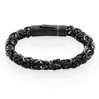Bracelet argent noirci 8.5