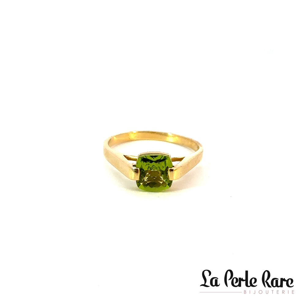 Bague or jaune avec peridot - EGR868-PER - Exclusivités